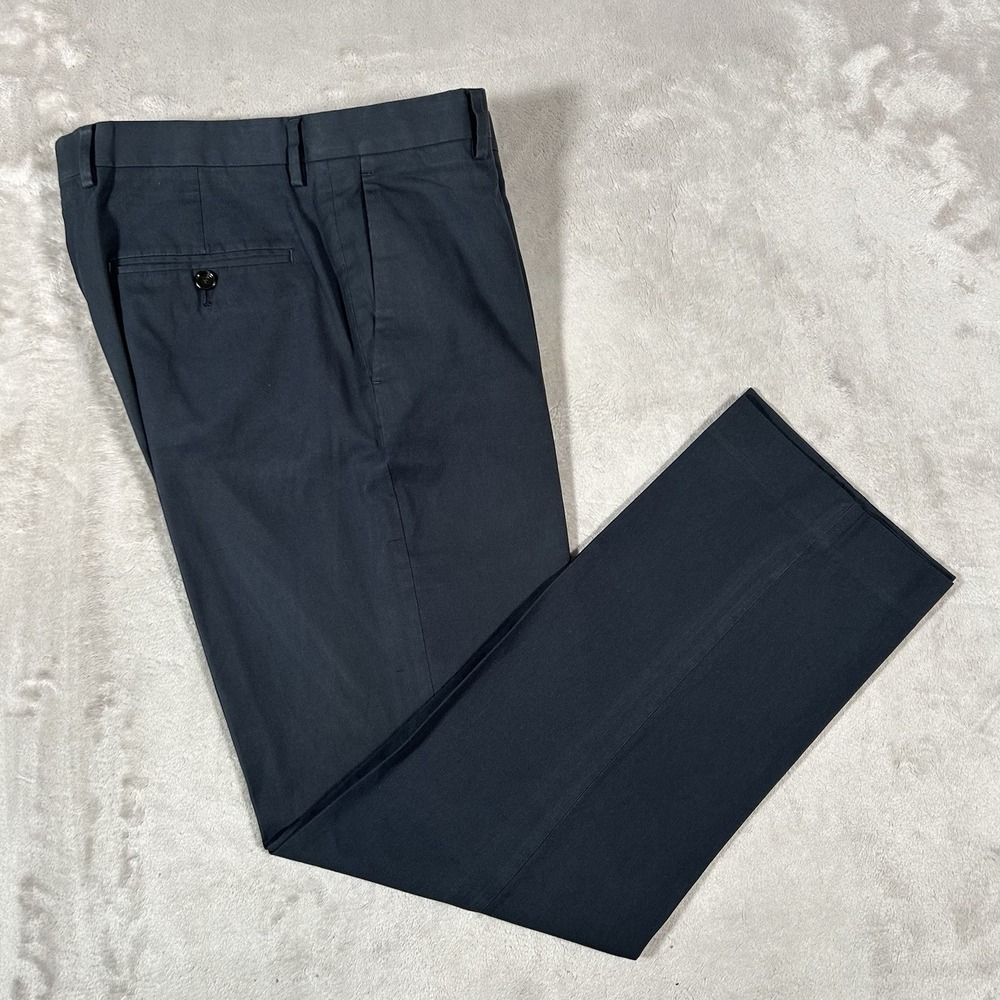 J. Crew Ludlow Classic Fit Pants Mens 32x31 Black Tollegno 1900 Italian Fabric